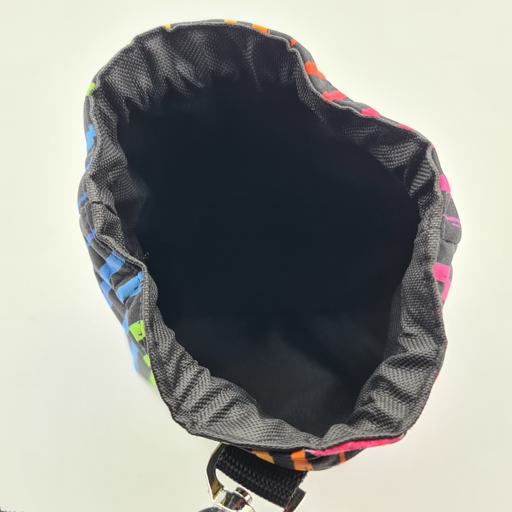 Futterbeutel basic, Rainbow-black